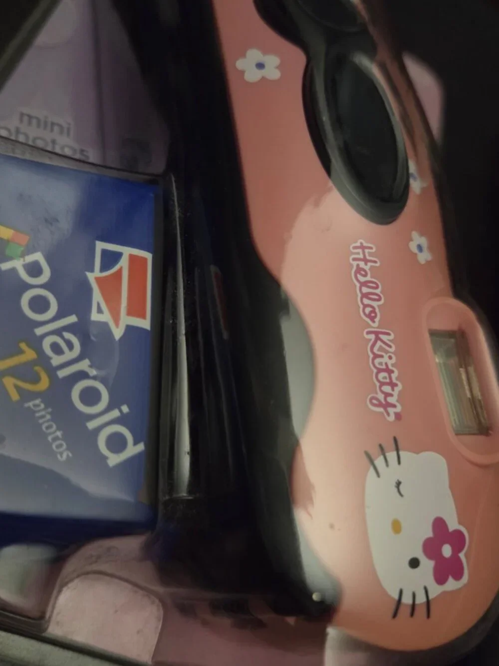 Hello Kitty Gift Bundle Polaroid Cam & Lisa Loeb Japanese CD NIB & Lunch Box!